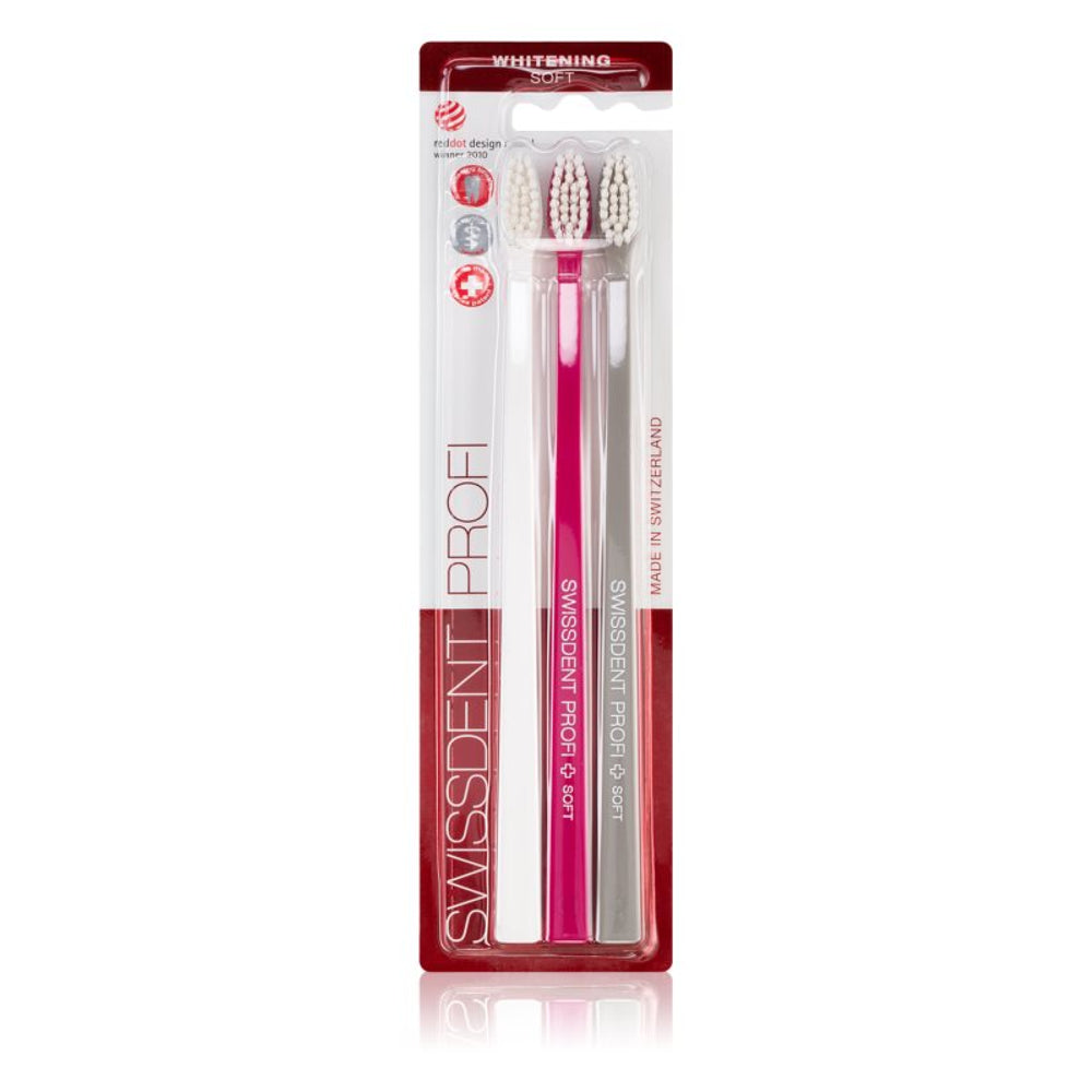Swissdent Profi Whitening White/Cerise Red/Gray ProfiWhitening